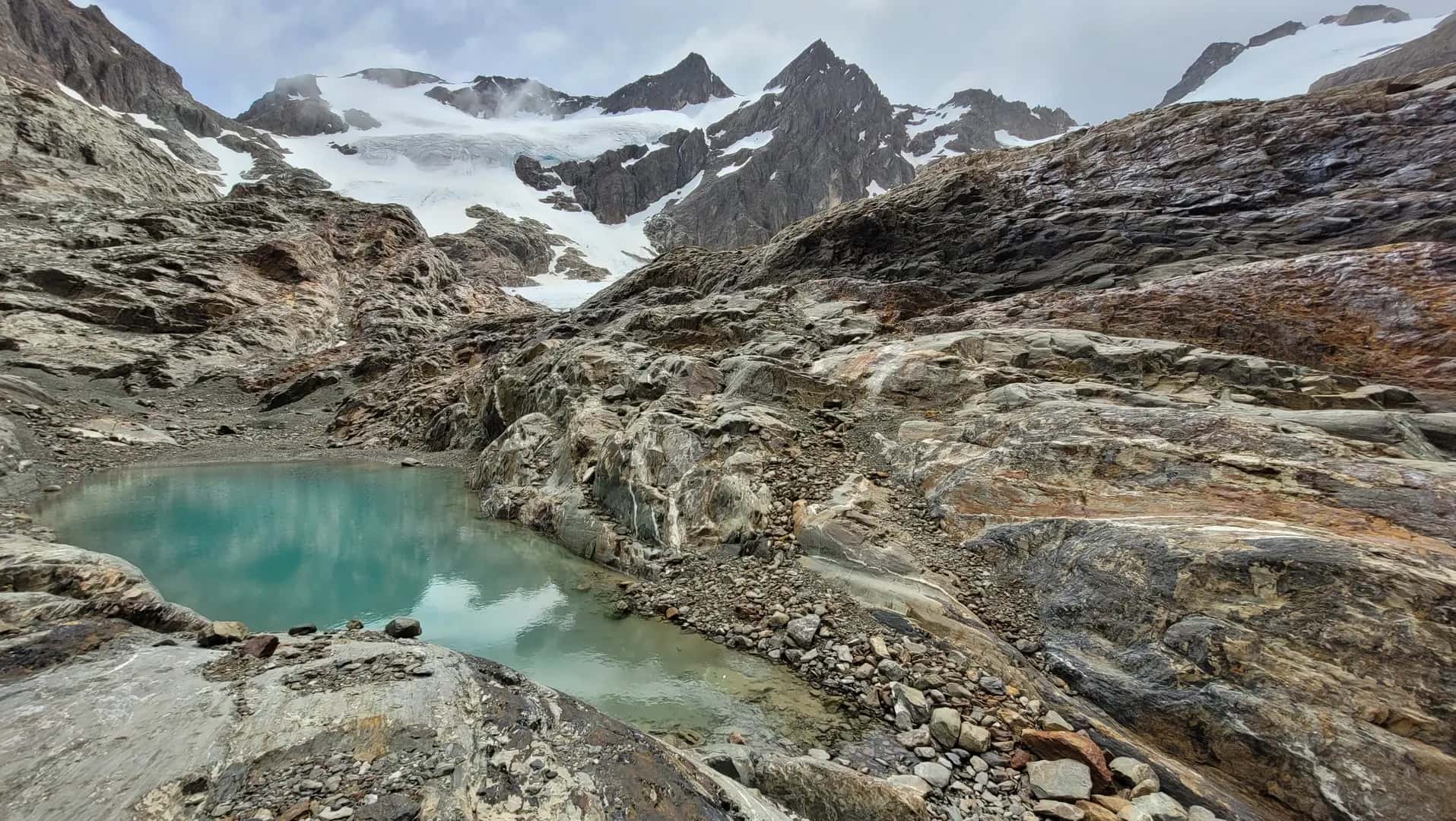 Glaciar Vinciguerra y Laguna de los Témpanos