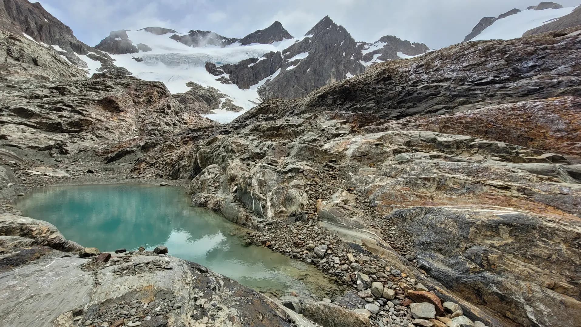 Glaciar Vinciguerra y Laguna de los Témpanos