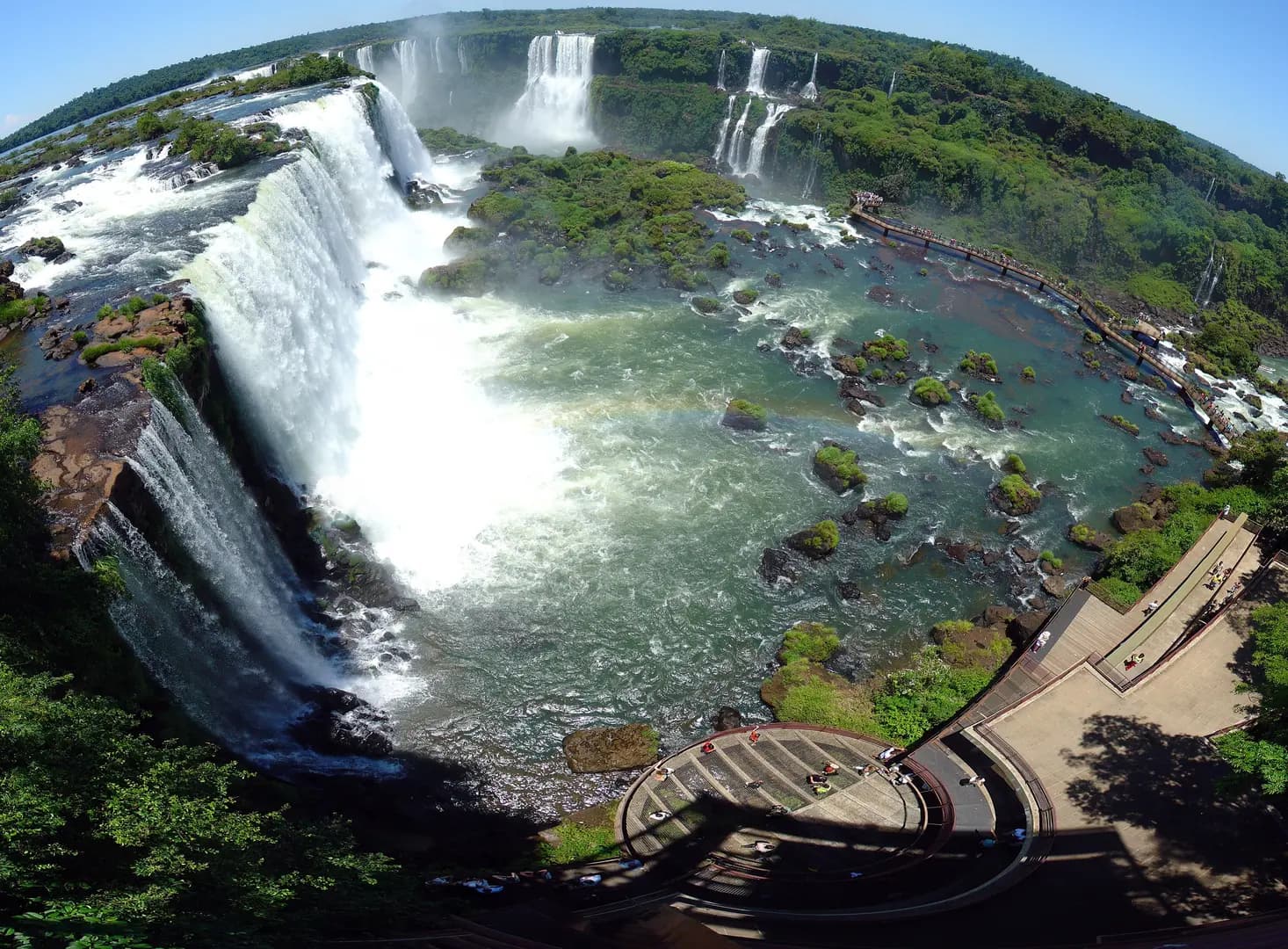 Cataratas brasileras desde Puerto Iguazú