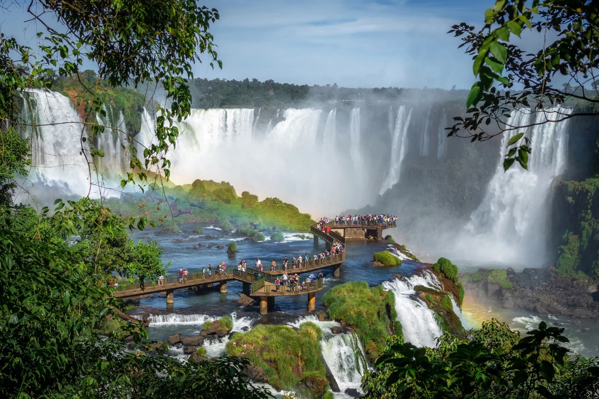 Cataratas brasileras desde Puerto Iguazú