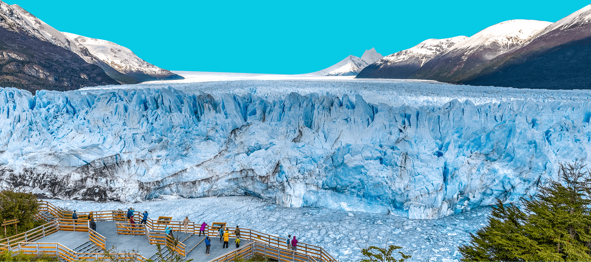 Imagen de un glaciar